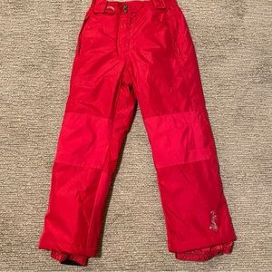 32 Degrees Youth Red Pockets Weatherproof Ski‎ Snow Pants Size 10/12